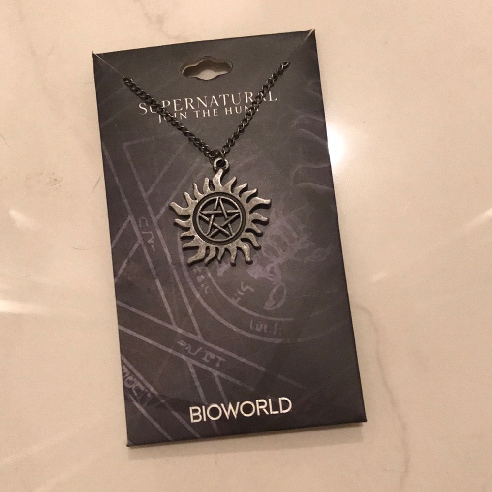 Supernatural Anti-possession symbol necklace